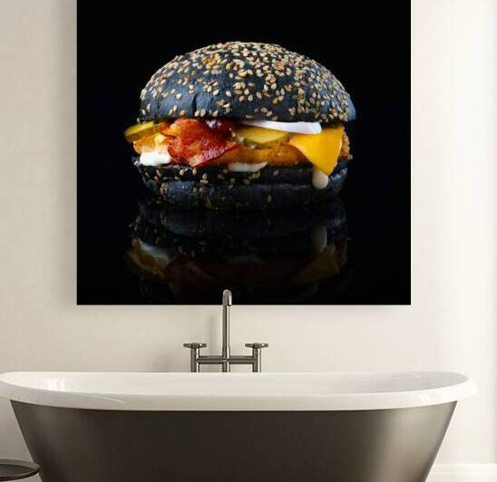 Black Burger by One Simple Gallery