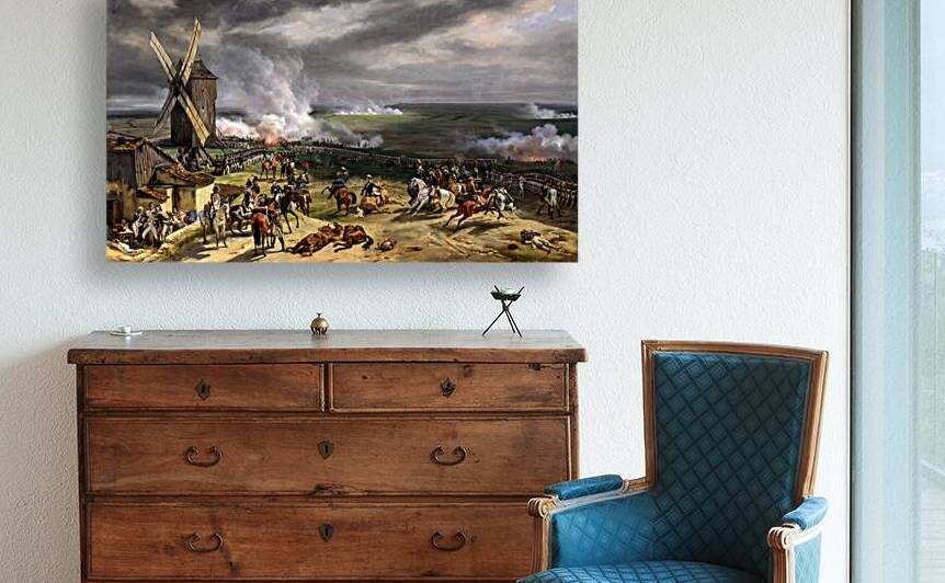 Vintage Oil Painting Battle of Valmy by One Simple Gallery