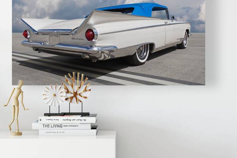 1959 Buick Convertible Rear by Gill Billington