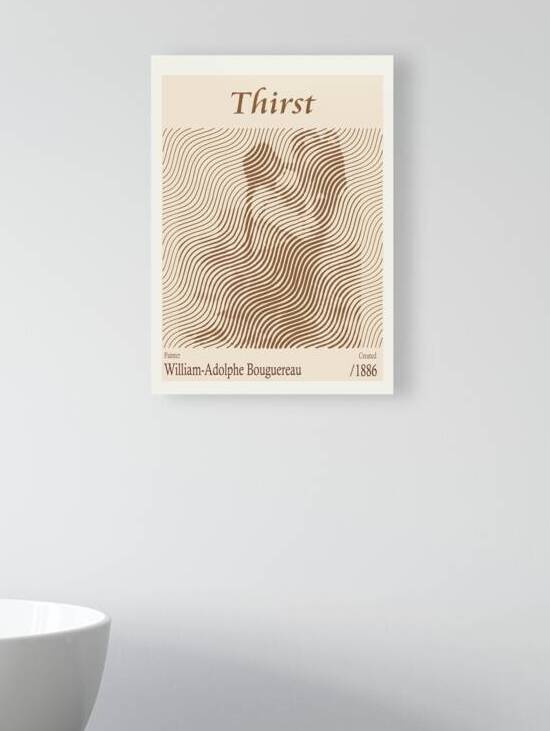 Thirst – William-Adolphe Bouguereau 1886 by The Hypnotized Art