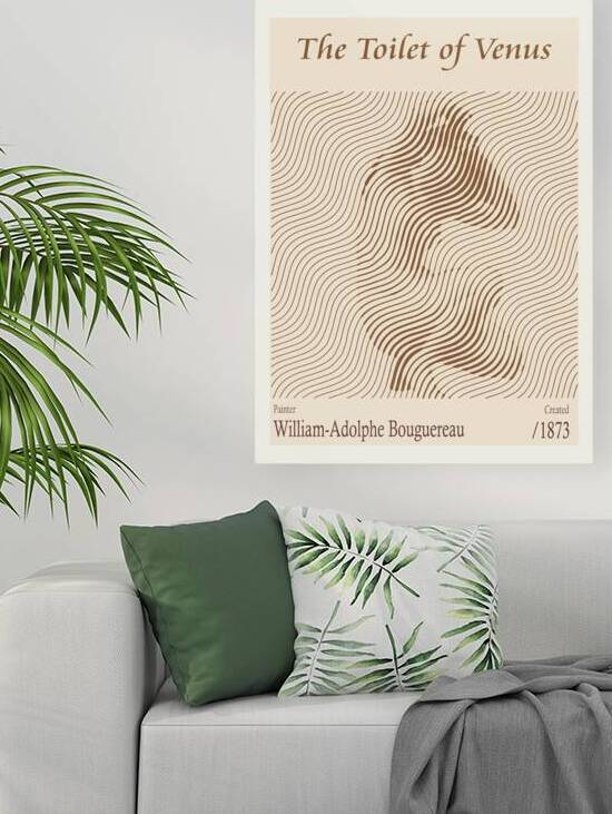 The Toilet of Venus – William-Adolphe Bouguereau 1873 by The Hypnotized Art