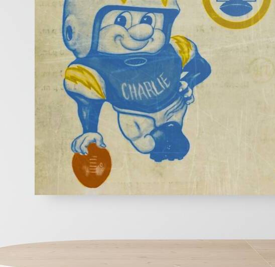 San Diego Chargers Charlie Art by Row One Brand