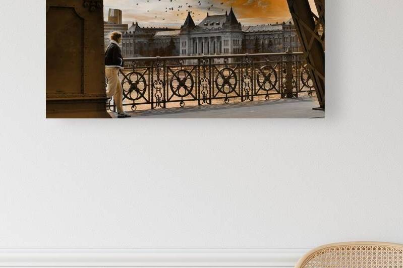 Woman On the Bridge by Ehtiram Mammadov