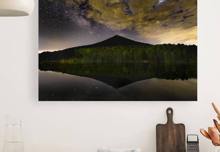 Peaks of Otter Milky Way Lake View by Norma Brandsberg Photography