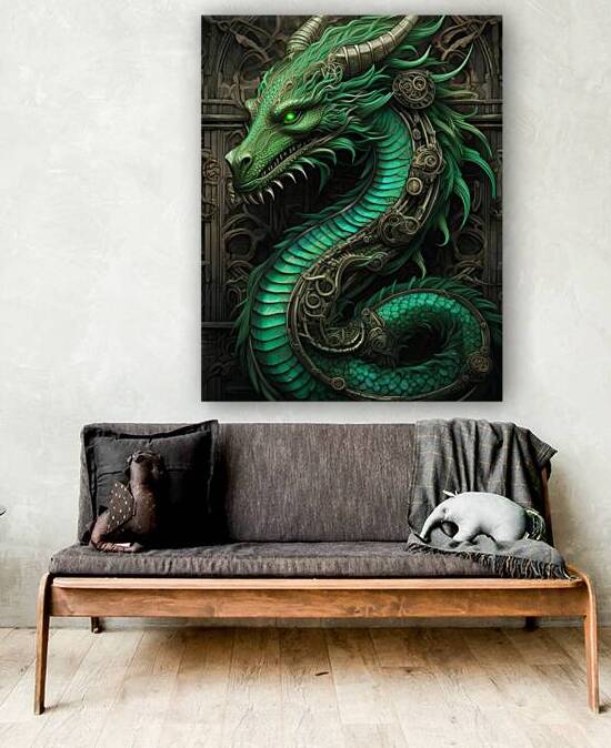 Bright Green Dragon by Greta And Jade Fundraiser