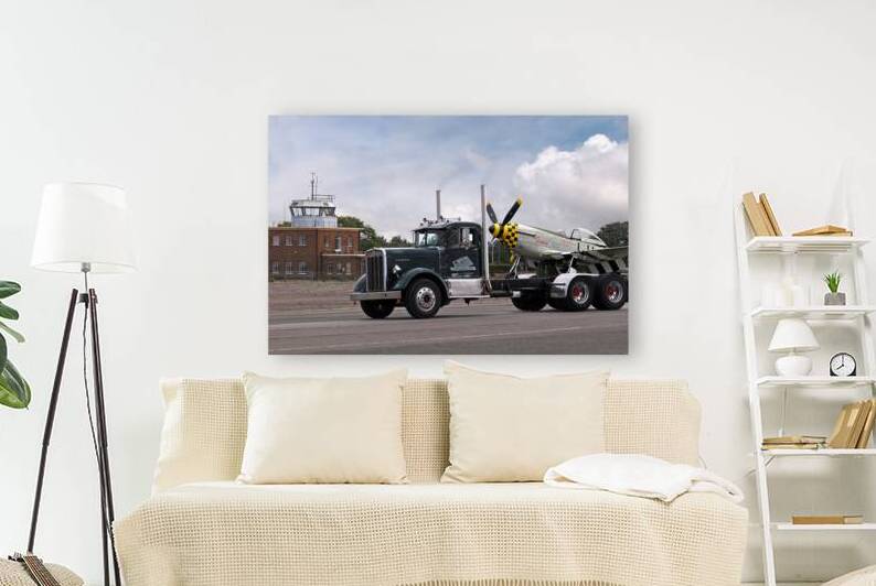 Kenworth Hauling p-51 by Gill Billington