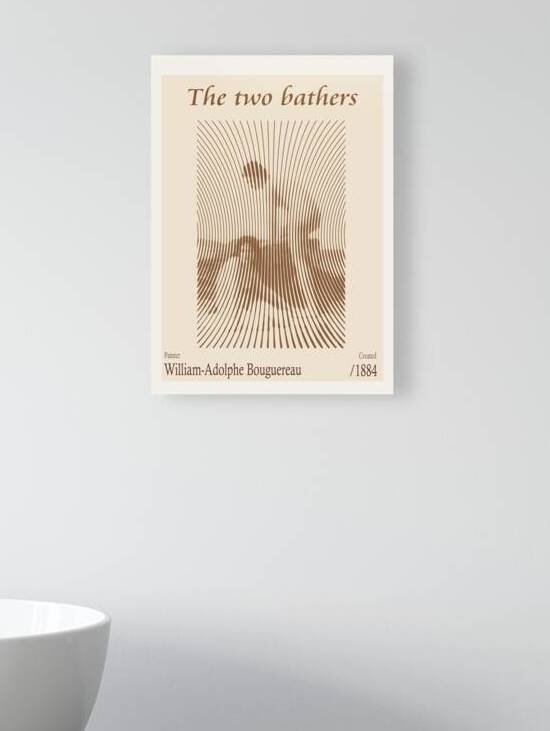 The two bathers – William-Adolphe Bouguereau 1884 by The Hypnotized Art