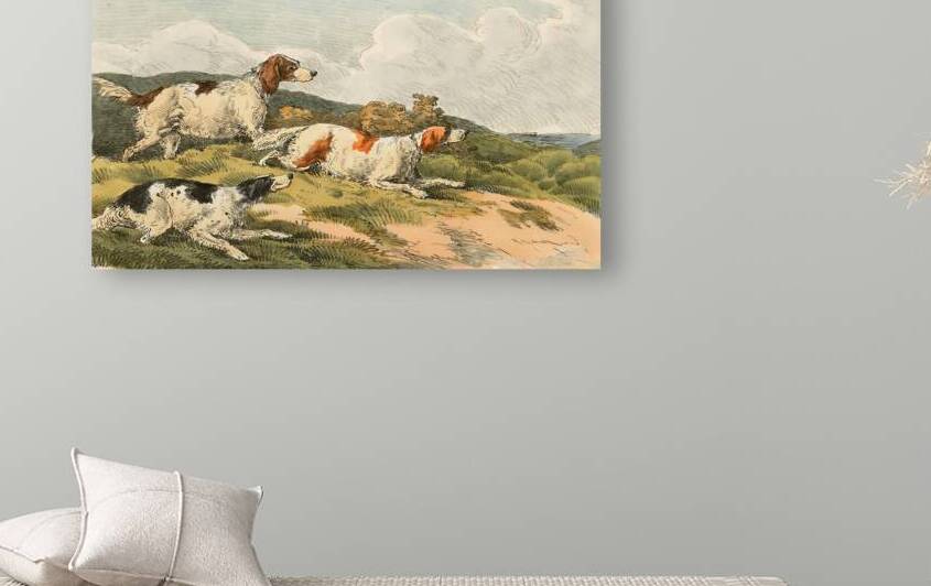 Running hounds by Henry Thomas Alken  by Row One Brand