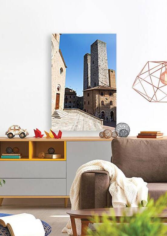 San Gimignano Italy travel destionation. Medieval tower skyscra by Paolo Modena