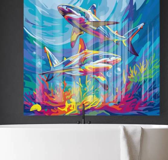 Painted Shark Samba  by Diana de Avila