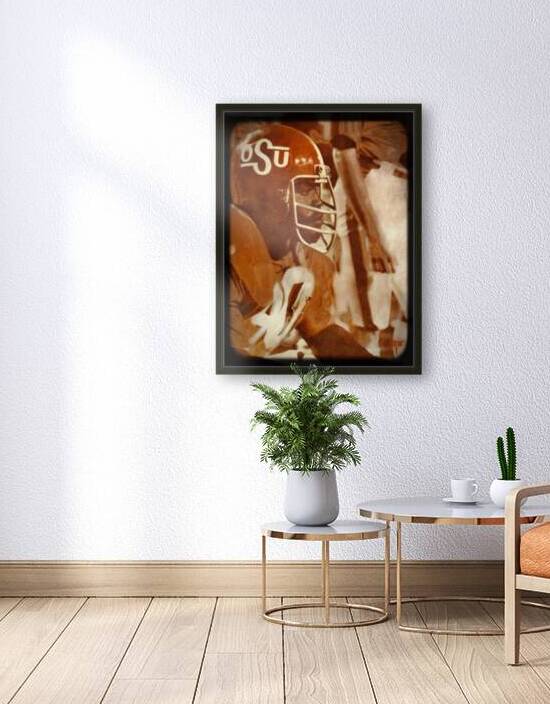 1976 Oklahoma State Cowboys Viewfinder Art by Row One Brand