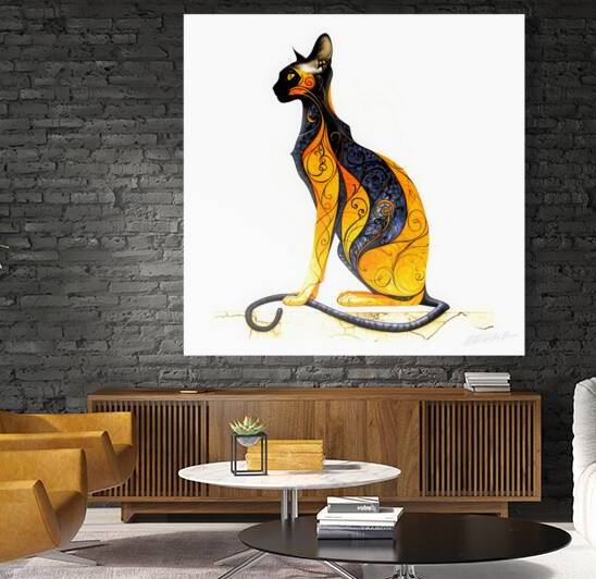 Chat - Syrian Cat by SykArt Designs