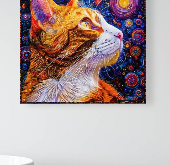 Kitty Kitty - Starry Sky Cat by SykArt Designs