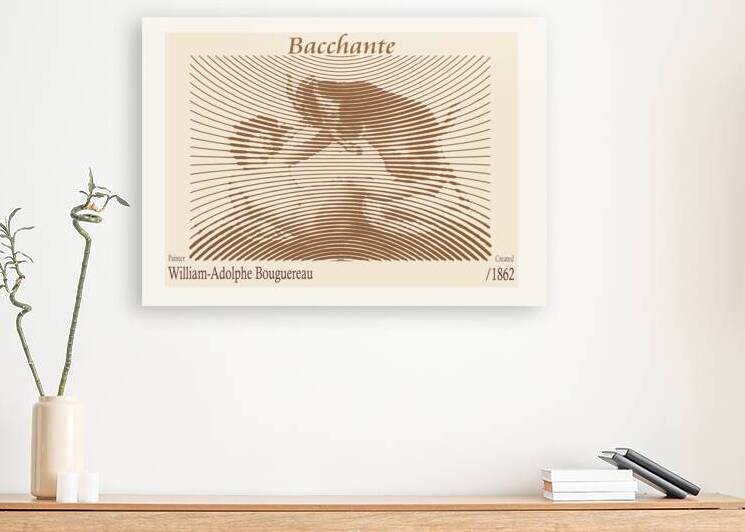 Bacchante – William-Adolphe Bouguereau 1862 by The Hypnotized Art