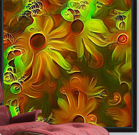 Abstract Flowers by Bruce Rolff