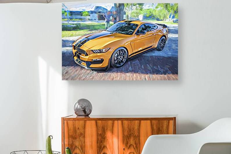 2023 Twister Orange Ford Shelby Mustang GT350 X 1 by Rich Franco