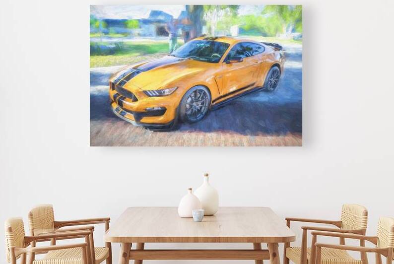 2023 Twister Orange Ford Shelby Mustang GT350 X 2 by Rich Franco