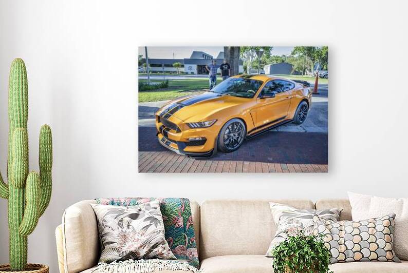 2023 Twister Orange Ford Shelby Mustang GT350 X 3 by Rich Franco