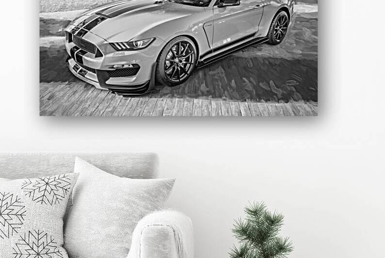 2023 Twister Orange Ford Shelby Mustang GT350 X 8 by Rich Franco