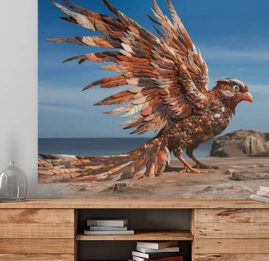 mythical sparrow by samo styel