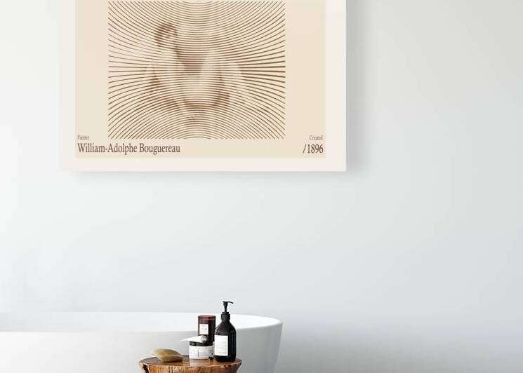 The wave 1896 – William-Adolphe Bouguereau 1825-1905 by The Hypnotized Art