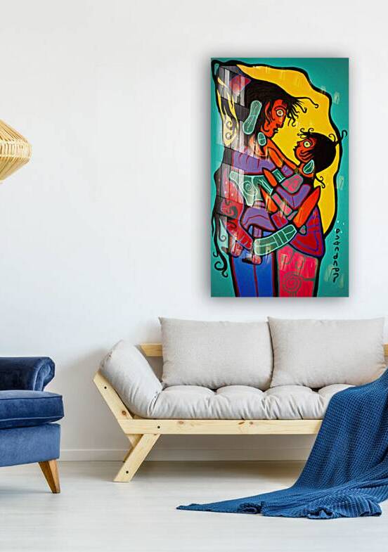   In Honour of Mother  -  archival museum print by Official Morrisseau