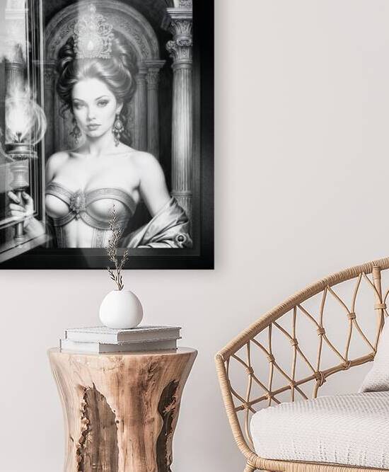 Portrait Of Delania Travae Captivating AI Concept Art by Xzendor7 by xzendor7