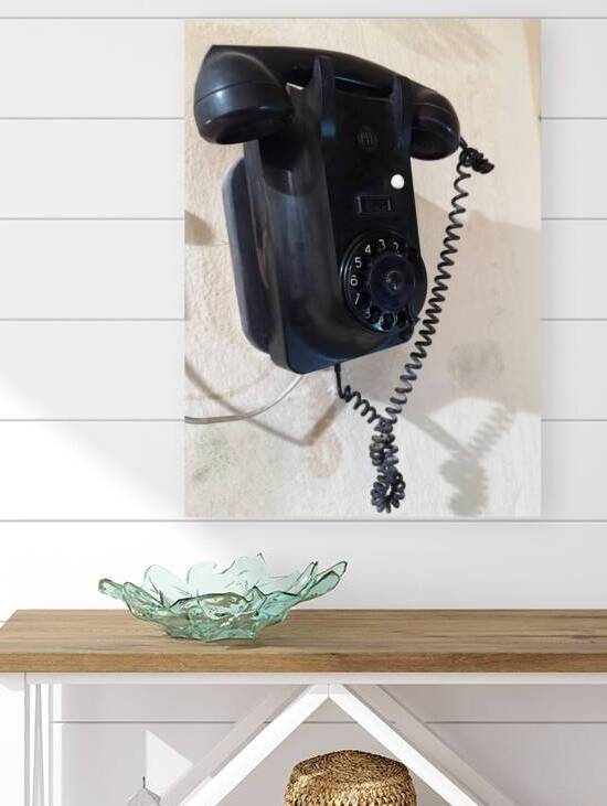 Black Phone Art Bunker Maastricht NL by Iris H Richardson