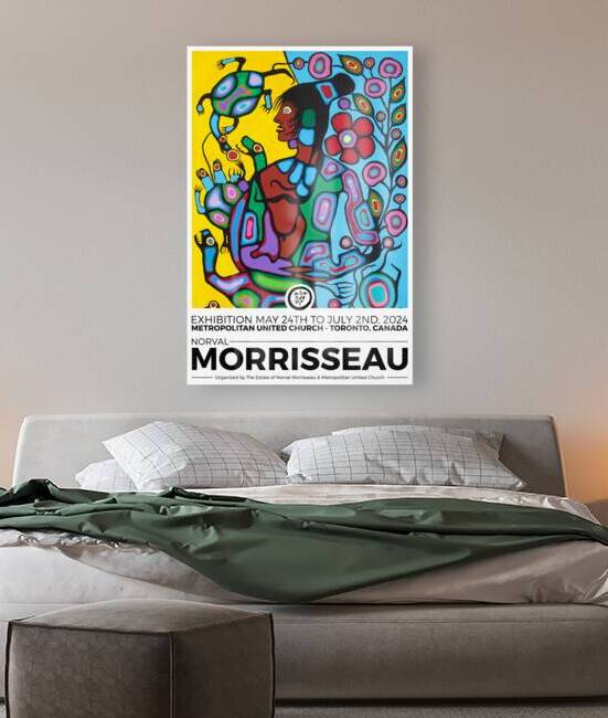 Morrisseau at MET - Poster  v.1 - edition of 100 by Official Morrisseau