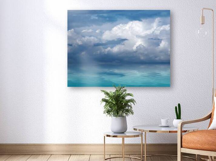 Blue Sky Reflections  by Gill Billington