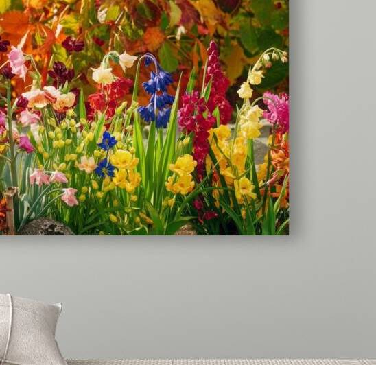 A stunning scene of a colorful garden in a jar  by Mostafa Mahmoud