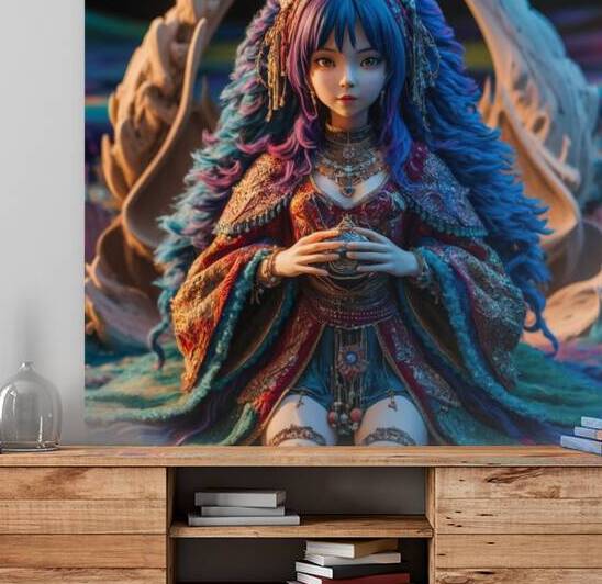 A Beautiful Bohemian Girl by GHARBI TECH