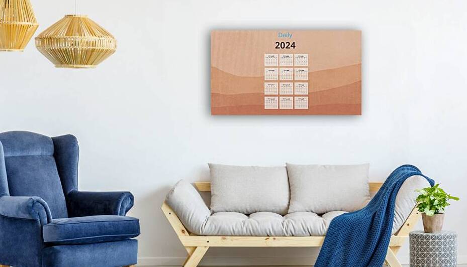  شهري بني و بيج بسيط عام 2024 . by Hidden codes