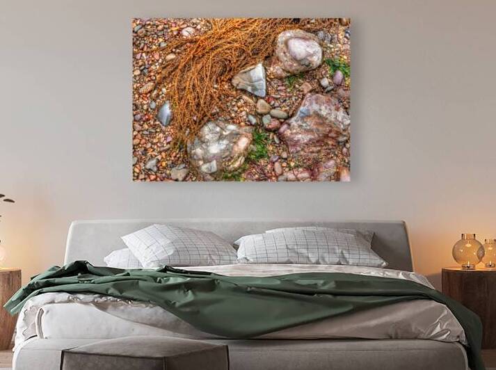 Pebbles On The Beach by Gill Billington