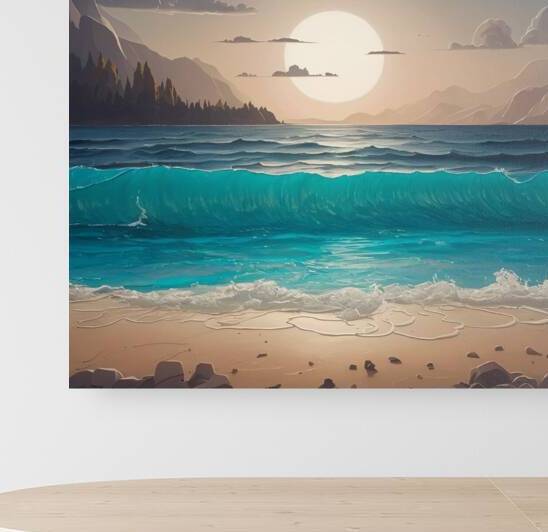 Calm sea view  by marian magdy