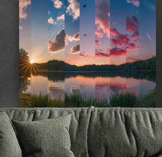 a panoramic photograph capturing the essence of a by Hidden codes