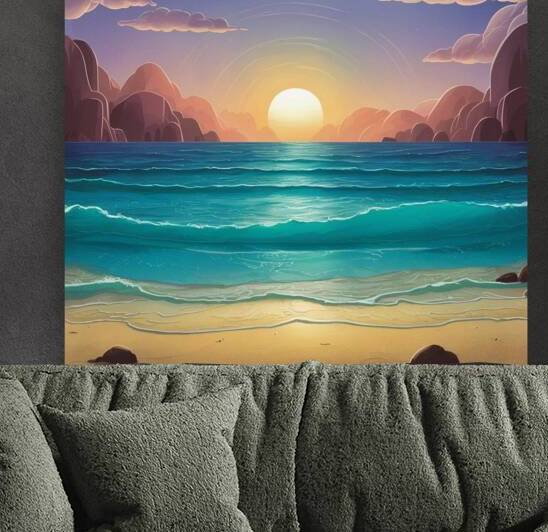 Calm seascape by marian magdy