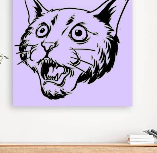 Cat head black by Bayu Perkasa