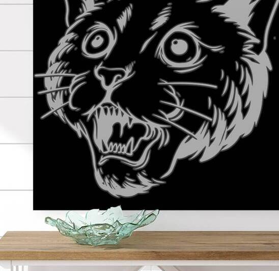 Cat head white by Bayu Perkasa