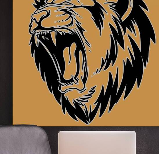 The lion black roar by Bayu Perkasa