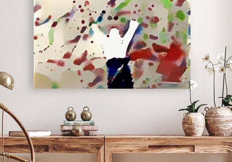 Splattered Spectrum by Luciano