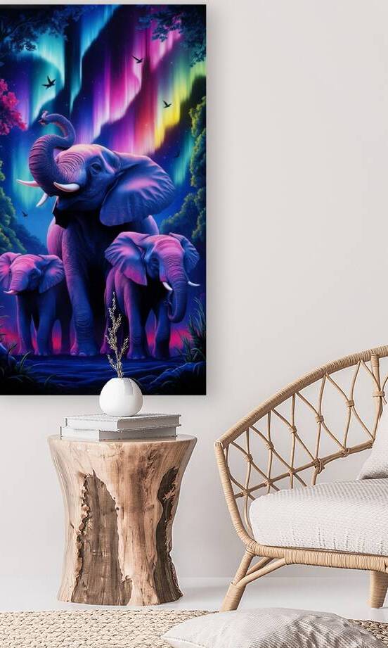 a mesmerizing and vibrant night scene featuring by KH ALSAWY