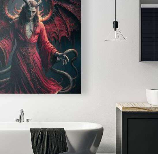 Satan as a sinister by Nassr