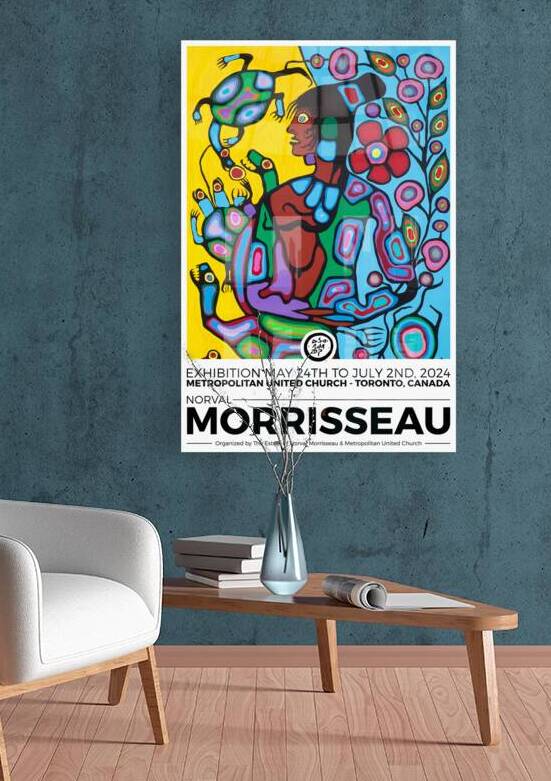 HD Acrylic and HD Metal  Morrisseau at MET - v.1 -  Limited Edition of 10 by Official Morrisseau