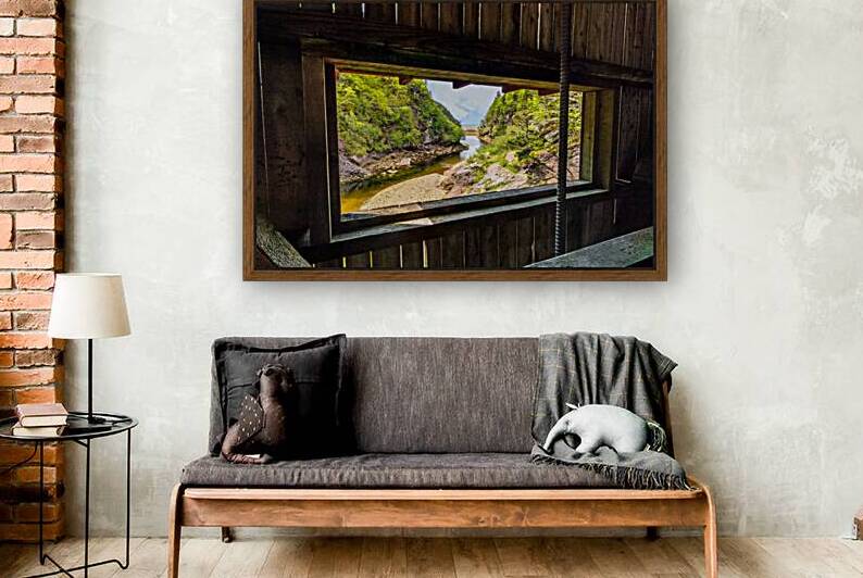 Wooden Bridge View by Geoffrey Prior