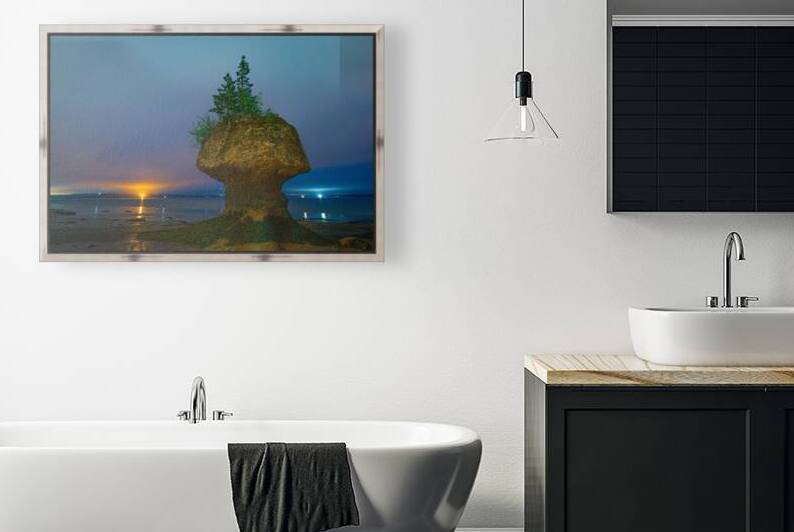 Hopewell Rocks Seastack by Geoffrey Prior