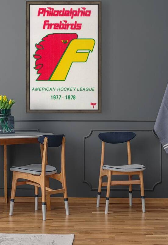 1977 Philadelphia Firebirds Art by Row One Brand