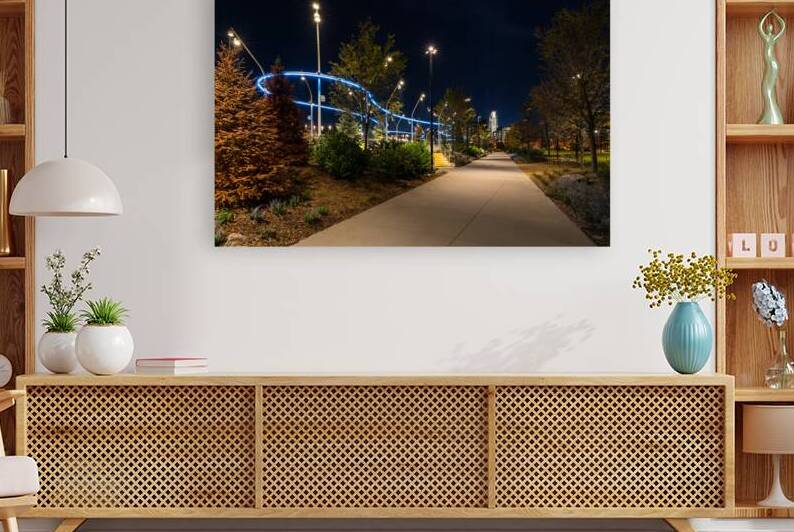 Skate Ribbon Omaha Night by Jennifer White