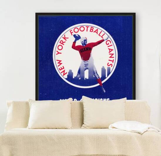 1957 New York Giants Art by Row One Brand
