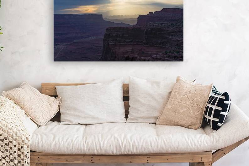 Golden Sunrays Of La Sal Mountains And Canyonlands by Jennifer White